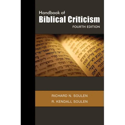 Handbook of Biblical Criticism