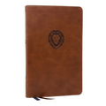Nkjv, Thinline Bible Youth Edition, Leathersoft, Brown, Red Letter Edition, Comfort Print