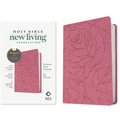 NLT Premium Value Compact Bible, Filament Enabled (Leatherlike, Pink Rose)
