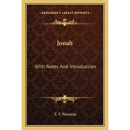 Jonah: With Notes And Introduction