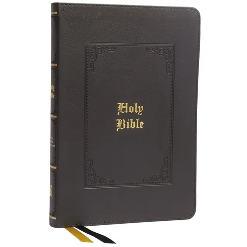 KJV Holy Bible: Large Print Thinline, Black Leathersoft, Red Letter, Comfort Print: King James Version