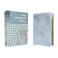 Niv, Student Bible, Leathersoft, Teal, Thumb Indexed, Comfort Print