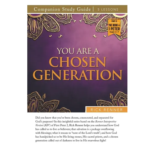 You Are A Chosen Generation Study Guide