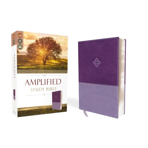 Amplified Study Bible, Imitation Leather, Purple