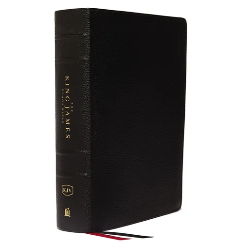 The King James Study Bible, Genuine Leather, Black, Indexed, Full-Color Edition