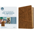 KJV Chronological Life Application Study Bible, Second Edition (Leatherlike, Heritage Oak Camel)