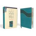 Niv, Premium Gift Bible, Leathersoft, Blue, Red Letter Edition, Comfort Print