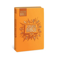 The Action Bible Study Bible Esv, Leathersoft, Orange, Full Color