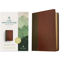 NLT Life Application Study Bible, Third Edition, Personal Size (Leatherlike, Brown/Mahogany, Red Letter)