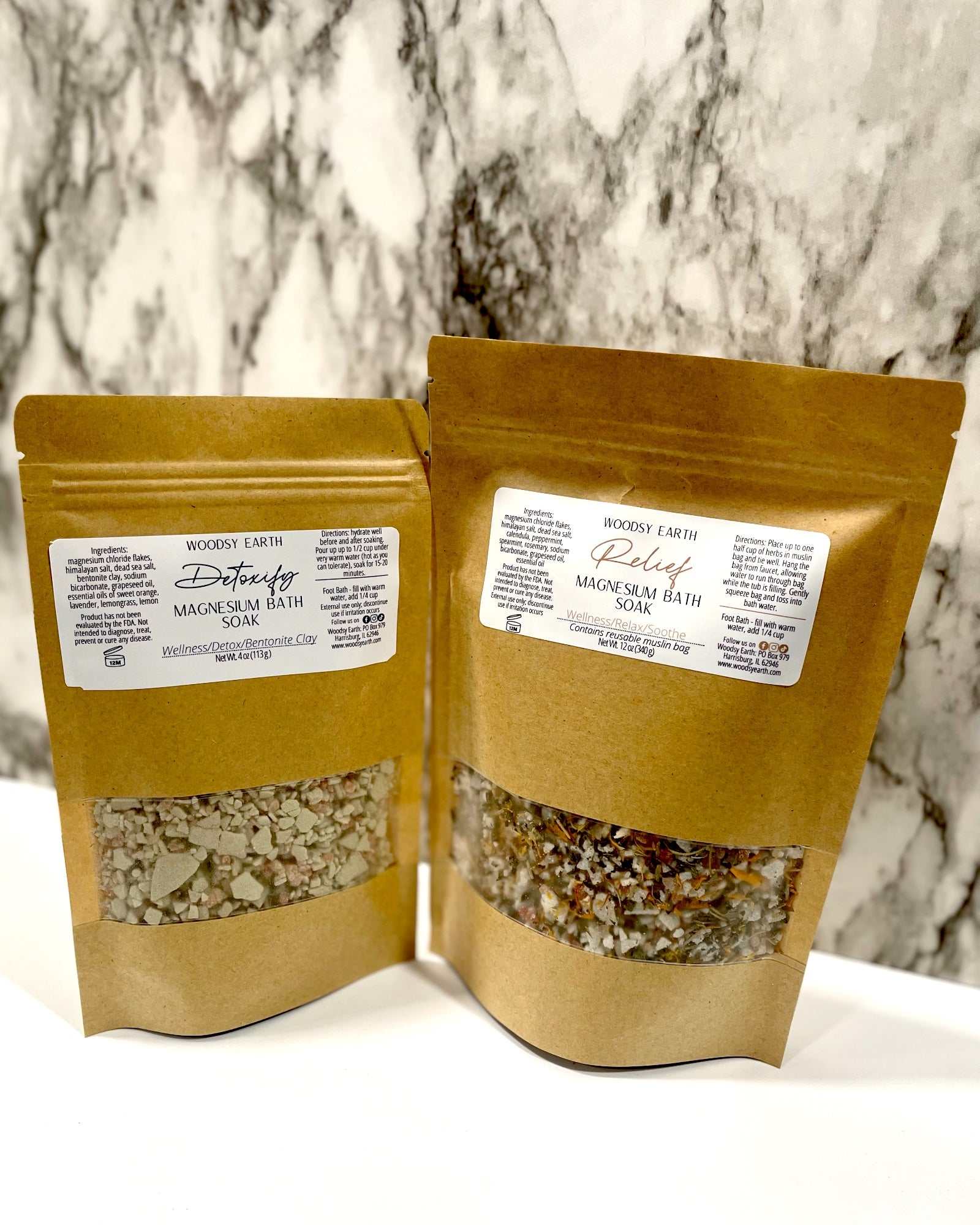 Magnesium Bath Soak – Detox & Muscle Relief | 4oz & 12oz