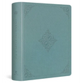 ESV Journaling Study Bible (Trutone Over Board, Paris Sky, Fleur-De-Lis Design)