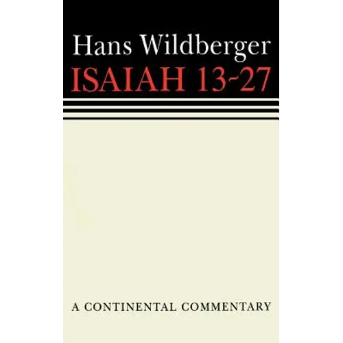 Isaiah 13 to 27