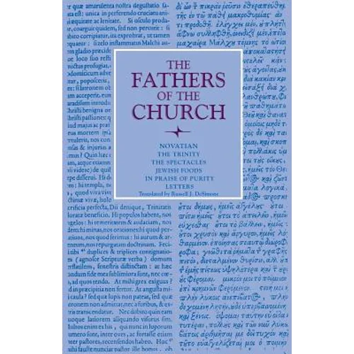 The Trinity, The Spectacles, Jewish Foods, In Praise of Purity, Letters