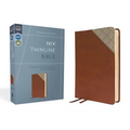 Niv, Thinline Bible, Leathersoft, Brown, Red Letter, Comfort Print