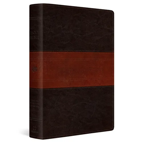 ESV Giant Print Personal Size Bible (Trutone, Forest/Tan, Trail Design)