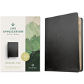 NLT Life Application Study Bible, Third Edition, Personal Size (Bonded Leather, Black, Red Letter)