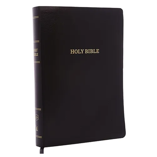 KJV, Reference Bible, Super Giant Print, Leather-Look, Black, Indexed, Red Letter Edition