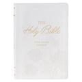 KJV Bible Super Giant Print Faux Leather White