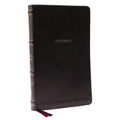 Nkjv, Thinline Bible, Leathersoft, Black, Red Letter Edition, Comfort Print: Holy Bible, New King James Version