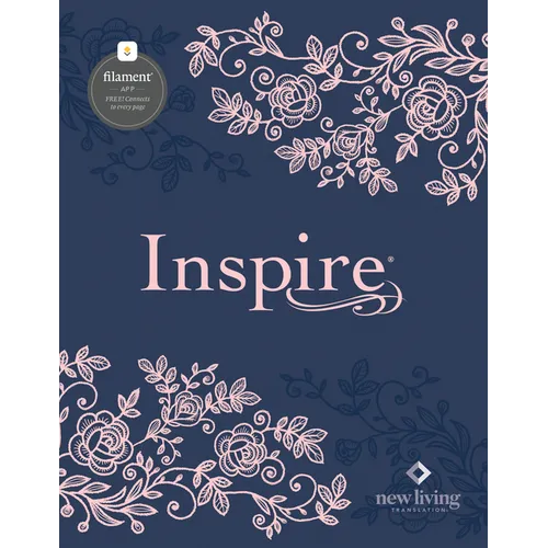 Inspire Bible Nlt, Filament Enabled (Hardcover Leatherlike, Navy)