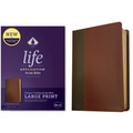 NKJV Life Application Study Bible, Third Edition, Large Print (Leatherlike, Brown/Mahogany, Red Letter)