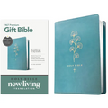 Premium Gift Bible Nlt, Filament Enabled (Leatherlike, Teal Cross, Red Letter)