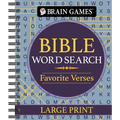 Brain Games - Bible Word Search: Favorite Verses - Large Print
