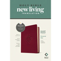 NLT Personal Size Giant Print Bible, Filament Enabled (Leatherlike, Aurora Cranberry, Red Letter)