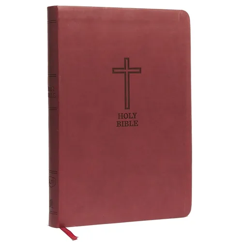 KJV, Thinline Bible, Large Print, Imitation Leather, Red Letter Edition