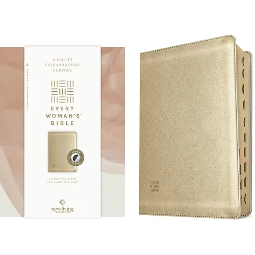 NLT Every Woman's Bible, Filament Enabled (Leatherlike, Soft Gold, Indexed, Red Letter)