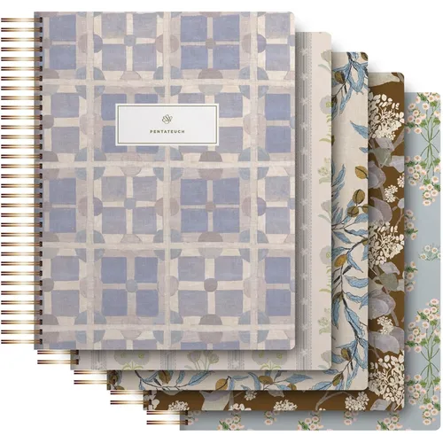 ESV Spiral-Bound Journaling Bible, Five-Volume Set (Hardcover, Cover Artwork by Lulie Wallace)