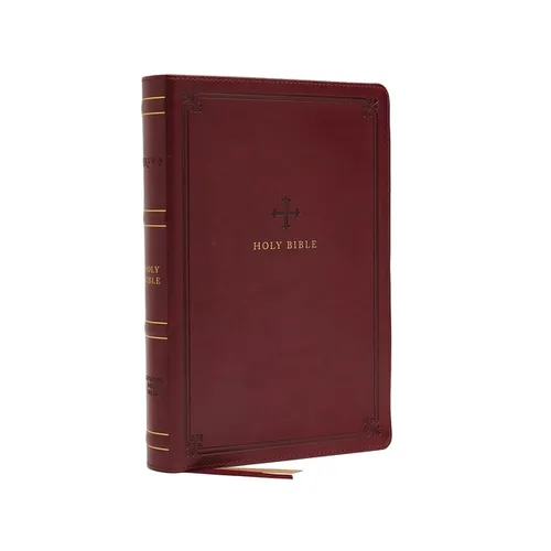 Nrsv, Catholic Bible, Standard Large Print, Leathersoft, Red, Comfort Print: Holy Bible