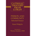 Person and Community: Selected Essays