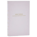 KJV Holy Bible: Pocket New Testament with Psalms and Proverbs, White Softcover, Red Letter, Comfort Print: King James Version