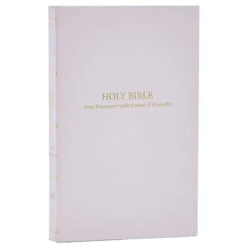 KJV Holy Bible: Pocket New Testament with Psalms and Proverbs, White Softcover, Red Letter, Comfort Print: King James Version