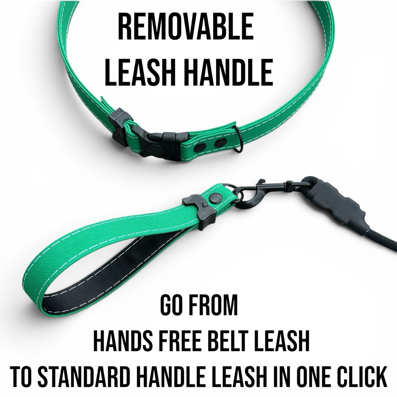 Hands-Free LED Dog Leash for Walking & Running