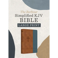 The Barbour Simplified Kjv--Large Print [Rust & Stone Cross]