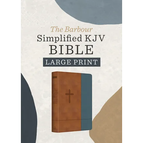 The Barbour Simplified Kjv--Large Print [Rust & Stone Cross]
