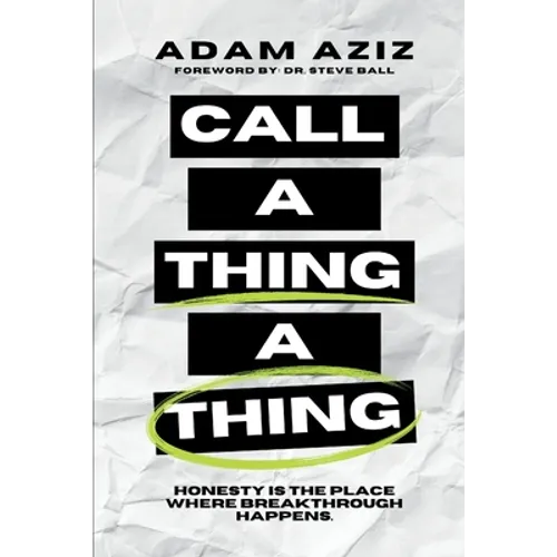Call A Thing A Thing: Honesty is the place where breakthrough happens.