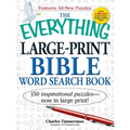 The Everything Large-Print Bible Word Search Book