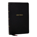 KJV Personal Size Large Print End-Of-Verse Reference Bible, Black Leathersoft, Red Letter, Comfort Print
