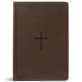 CSB Super Giant Print Reference Bible, Value Edition, Brown Leathertouch