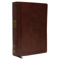 NKJV Study Bible, Leathersoft, Brown, Comfort Print: The Complete Resource for Studying God's Word