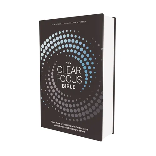 Nirv, Clear Focus Bible, Hardcover, Charcoal/Blue: Read More of the Bible with Better Focus Using the Bionic Reading Method