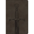 ESV Compact Bible (Trutone, Silver, Sword Design)