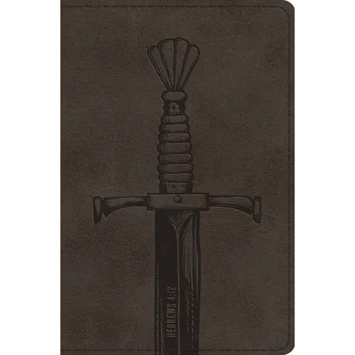 ESV Compact Bible (Trutone, Silver, Sword Design)