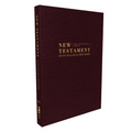 Niv, New Testament with Psalms and Proverbs, Pocket-Sized, Paperback, Burgundy, Comfort Print