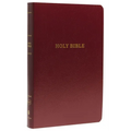 KJV, Gift and Award Bible, Imitation Leather, Burgundy, Red Letter Edition