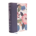 NIV, the Woman's Study Bible, Cloth Over Board, Blue Floral, Full-Color: Receiving God's Truth for Balance, Hope, and Transformation