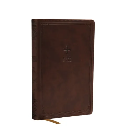 Nrsv, Catholic Bible, Gift Edition, Leathersoft, Brown, Comfort Print: Holy Bible